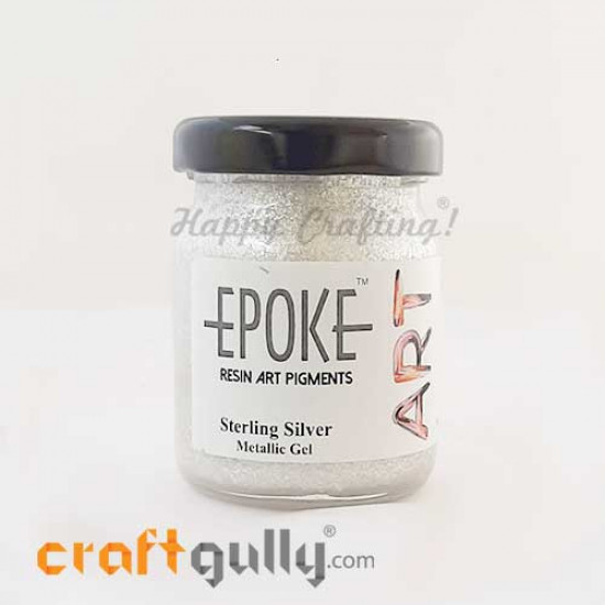 Epoke Art Metallic Gel - Sterling Silver – 75g