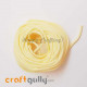 Cords 3mm Nylon - Macrame - Light Yellow - 10 meters