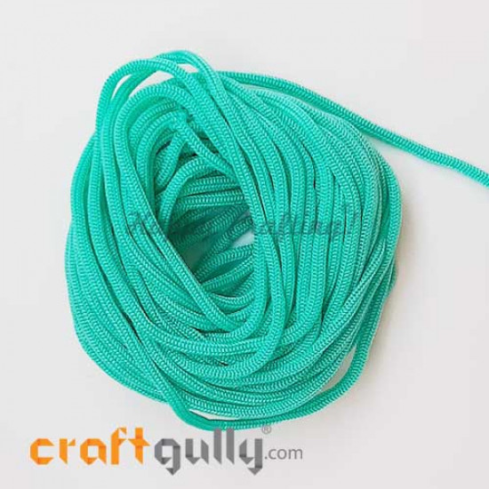 Cords 3mm Nylon - Macrame - Teal - 10 meters