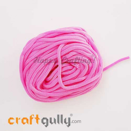 Cords 3mm Nylon - Macrame - Pink - 10 meters