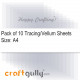 Papers A4 - Tracing /  Vellum - Pack of 10