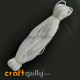 Cords 3mm Nylon - Macrame - White - 150 gms