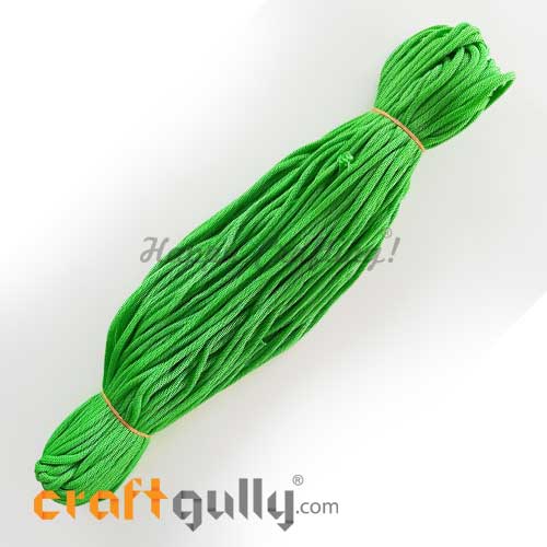 Cords 3mm Nylon - Macrame - Green - 150 gms