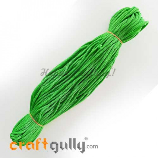 Cords 3mm Nylon - Macrame - Green - 150 gms