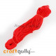 Cords 3mm Nylon - Macrame - Red - 150 gms