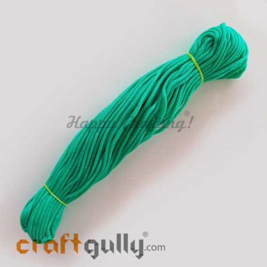 Cords 3mm Nylon - Macrame - Teal - 150 gms