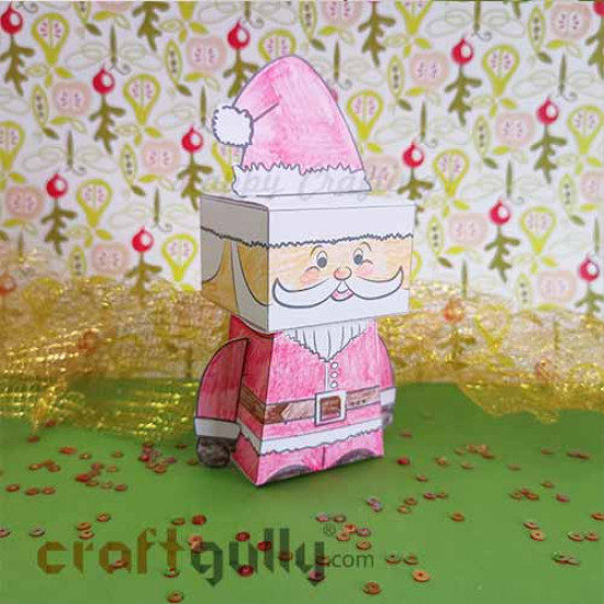 Paper Toy Kit - 3D Santa Claus