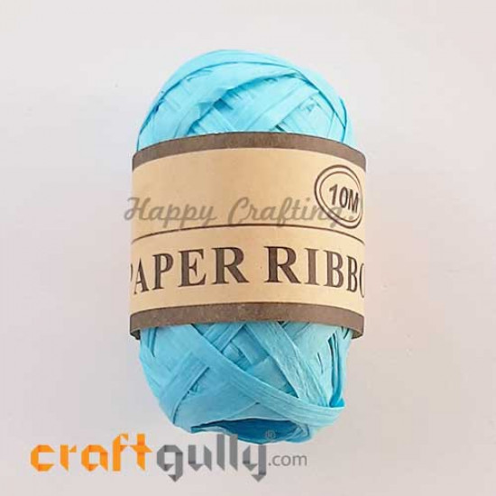 Paper Ribbons 5mm - Light Blue - 10 meters