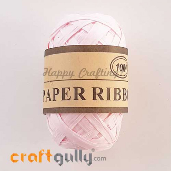 Paper Ribbons 5mm - Baby Pink - 10 meters