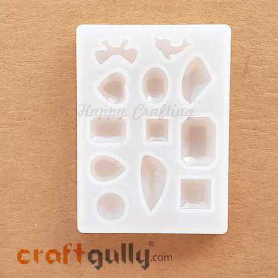 Silicone Moulds - Assorted #2 - Crystals - Pack of 1