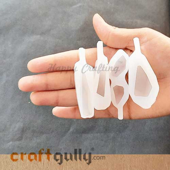 Silicone Moulds - Assorted #3 - Pendants - Pack of 4 Silicone Moulds - Assorted #3 - Pendants - Pack of 4