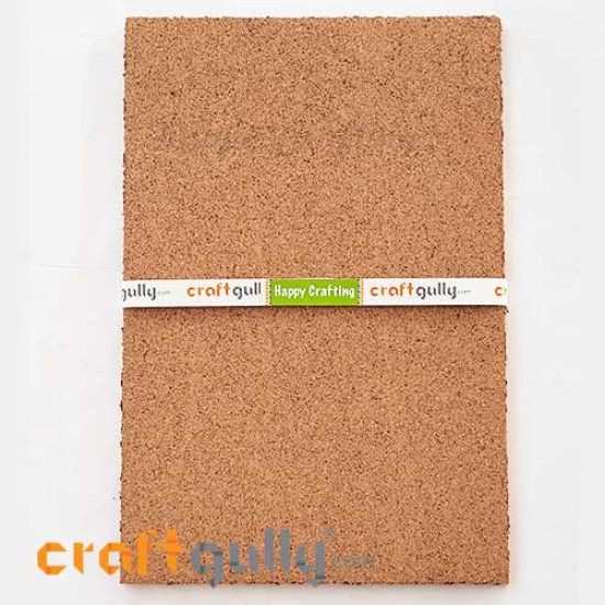 Cork Sheet  A4 - 6mm Natural - Pack of 1