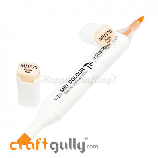 Mei Alcohol Ink Markers - 2 In 1 Soft - Peach Pull