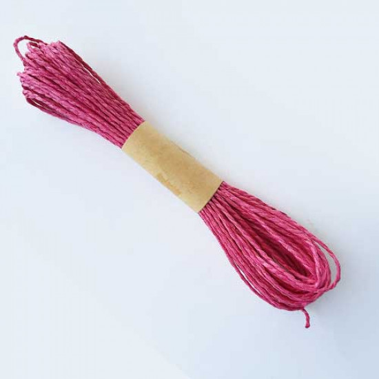 Paper Rope 2mm - Dark Pink - 10 meters