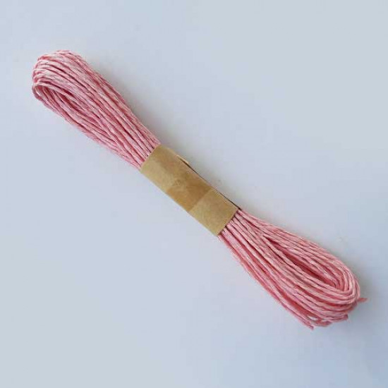Paper Rope 2mm - Baby Pink - 10 meters