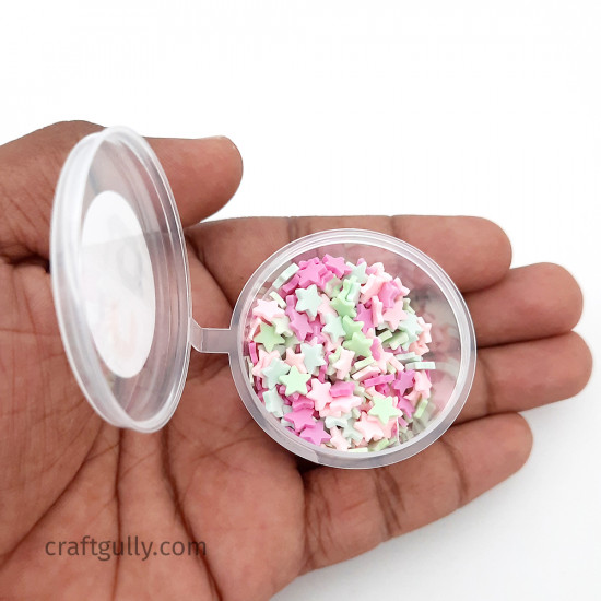 Shaker Slices - Stars Assorted Pastels - 10gms Shaker Slices - Stars Assorted Pastels - 10gms