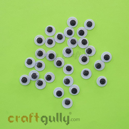 Googly Eyes 9mm - Round - Pack of 30