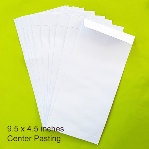 Envelopes 9.5 x 4.5 inches - White - Centre - Pack of 10