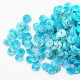 Sequins 8mm - Round Texture #3 - Aqua Shaded - 20gms