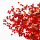 Sequins 3mm - Heart #6 - Red - 20gms Sequins 3mm - Heart #6 - Red - 20gms