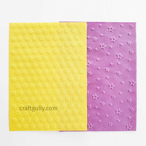 Embossed Papers A6 - #5 - Pack of 8