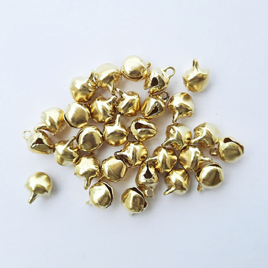 Jingle Bells #5 - 10mm - Golden - Pack of 30