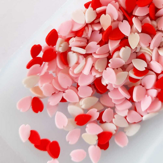 Shaker Slices - Heart Petals - 15gms