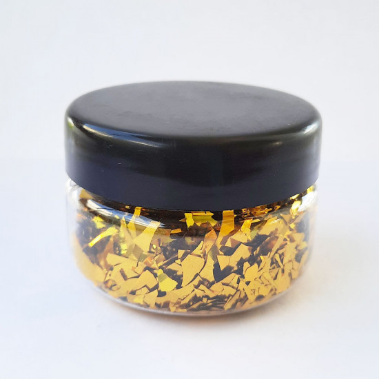 Glitter Flakes - Golden - 10gms