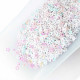 Sequins 3mm - Star #2 - White - 20gms