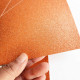 Glitter CardStock A4 - Orange - 5 Sheets