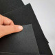 Glitter CardStock A4 - Black - 5 Sheets