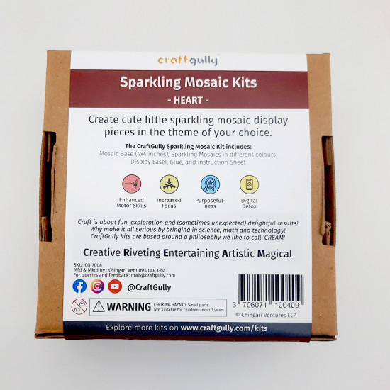 Sparkling Mosaic Kits - Heart