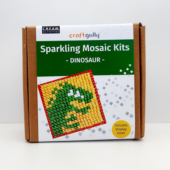 Sparkling Mosaic Kits - Dinosaur