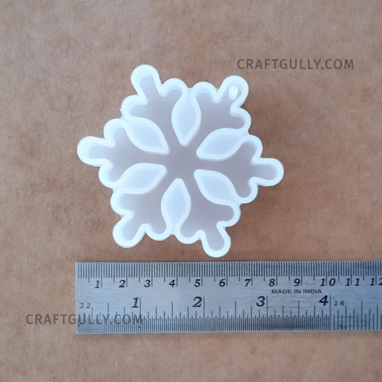 Silicone Moulds #17 - Hanging Snowflake - Pack of 1