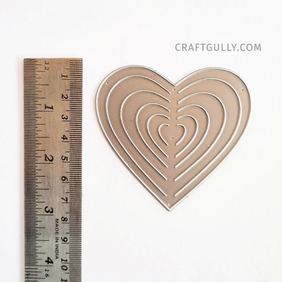 Thin Cut Dies - Hearts #5 - Pack of 1