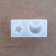 Silicone Moulds #18 - Star & Moon - Pack of 1
