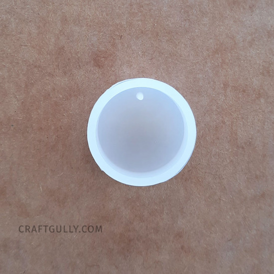 Silicone Moulds #23 - Pendant Round - Pack of 1