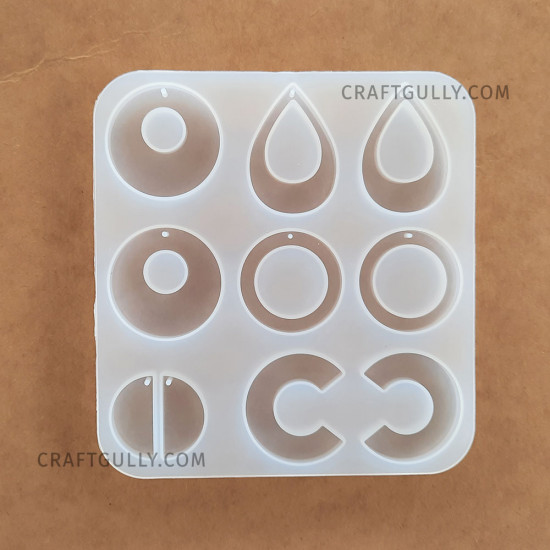 Silicone Moulds #25 - Jewellery Assorted - Pack of 1