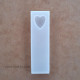 Silicone Moulds #28 - Bookmark Heart - Pack of 1