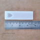 Silicone Moulds #28 - Bookmark Heart - Pack of 1