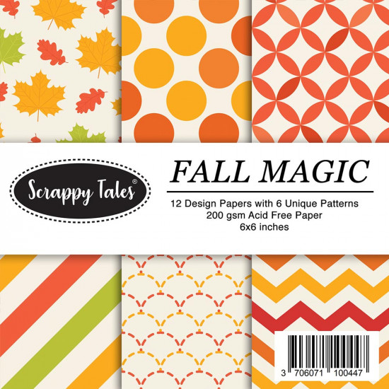 Pattern Papers 6x6 - Fall Magic - Pack of 12