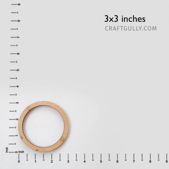 MDF Rings #1 - 3 inches - Pack of 1