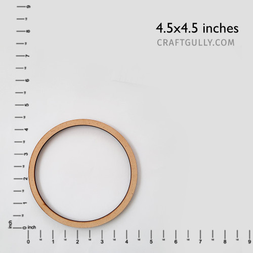 MDF Rings #4 - 4.5 inches - Pack of 1