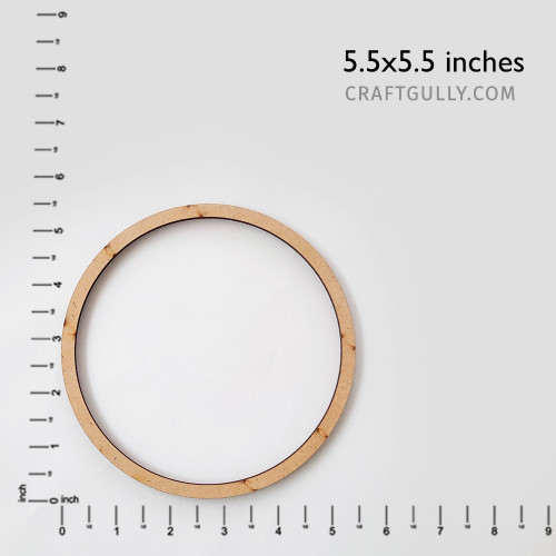 MDF Rings #6 - 5.5 inches - Pack of 1