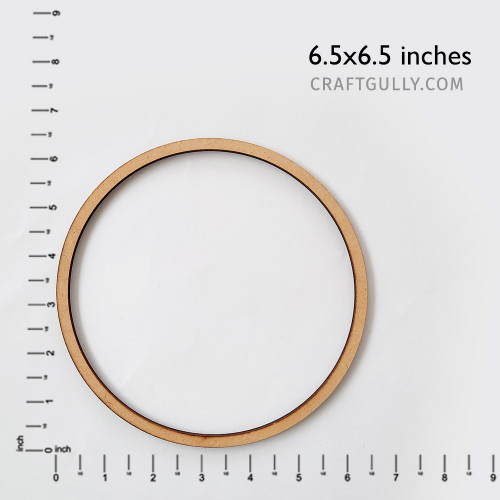 MDF Rings #8 - 6.5 inches - Pack of 1