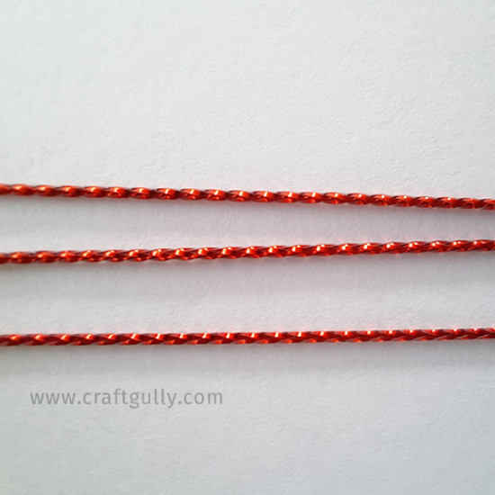 Designer Strings #1 - Red 1mm - 1 Meter