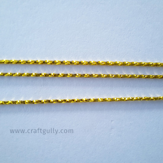 Designer Strings #2 - Old Gold 1mm - 1 Meter