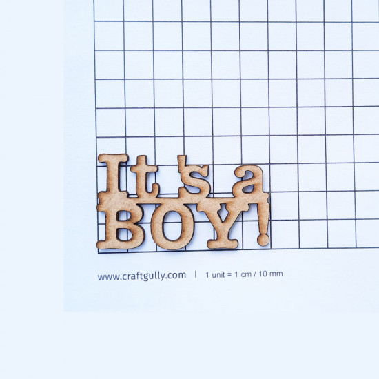 MDF Sentiments #13 - It's A Boy