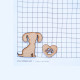 MDF Elements #28 - Dog - Set of 2