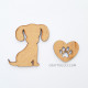 MDF Elements #28 - Dog - Set of 2